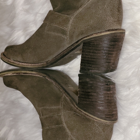Jeffrey Campbell Ibiza Last France army green suede wrap around boots Si… - Picture 4 of 9